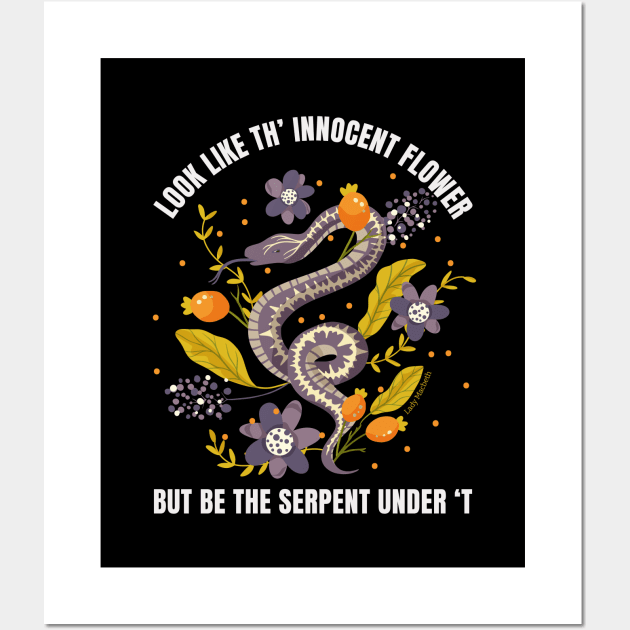 Macbeth Look like the innocent flower Lady Macbeth Posters and